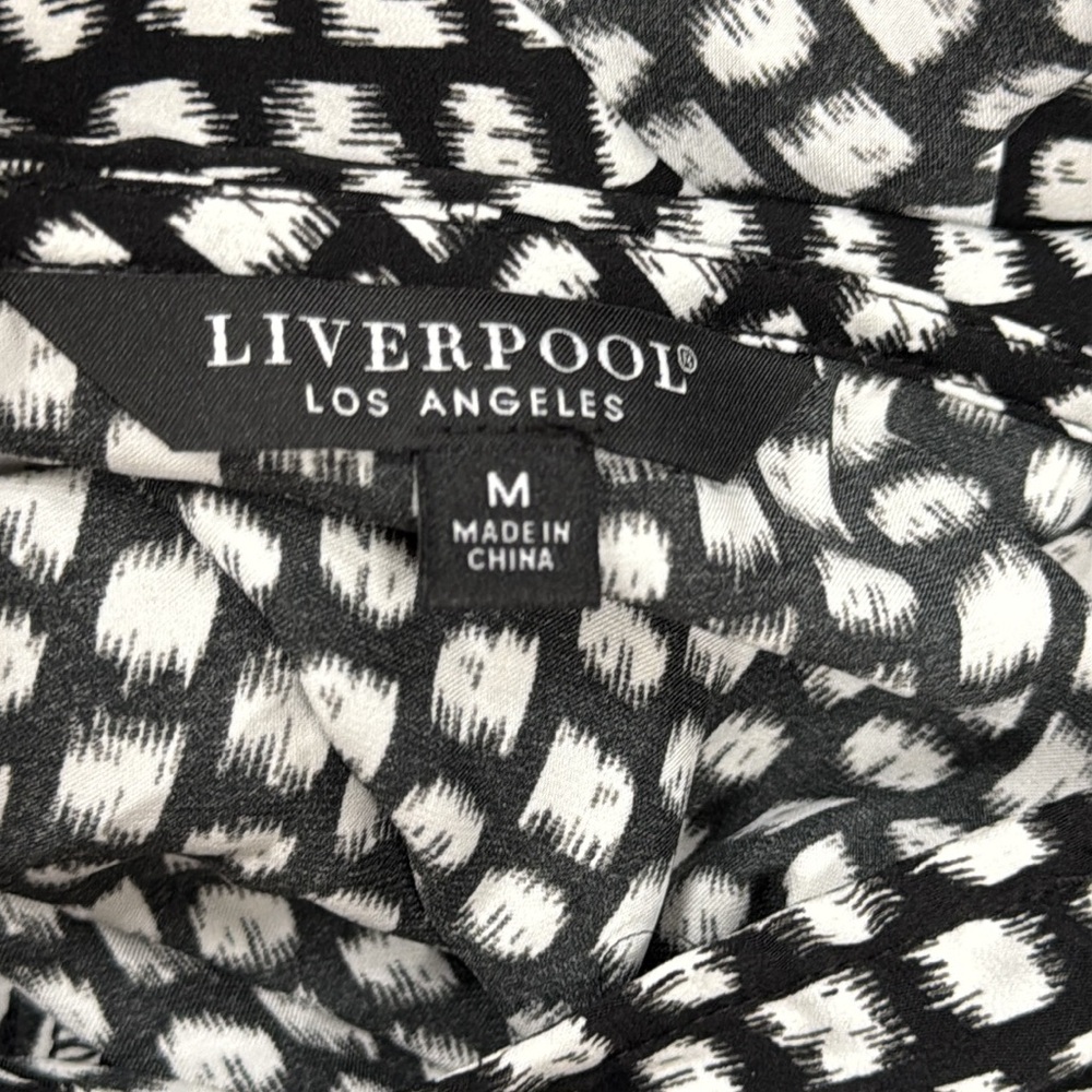 Liverpool Sleeveless U-Neckβ Dress with Asymmetric Hem M - Picture 5 of 5